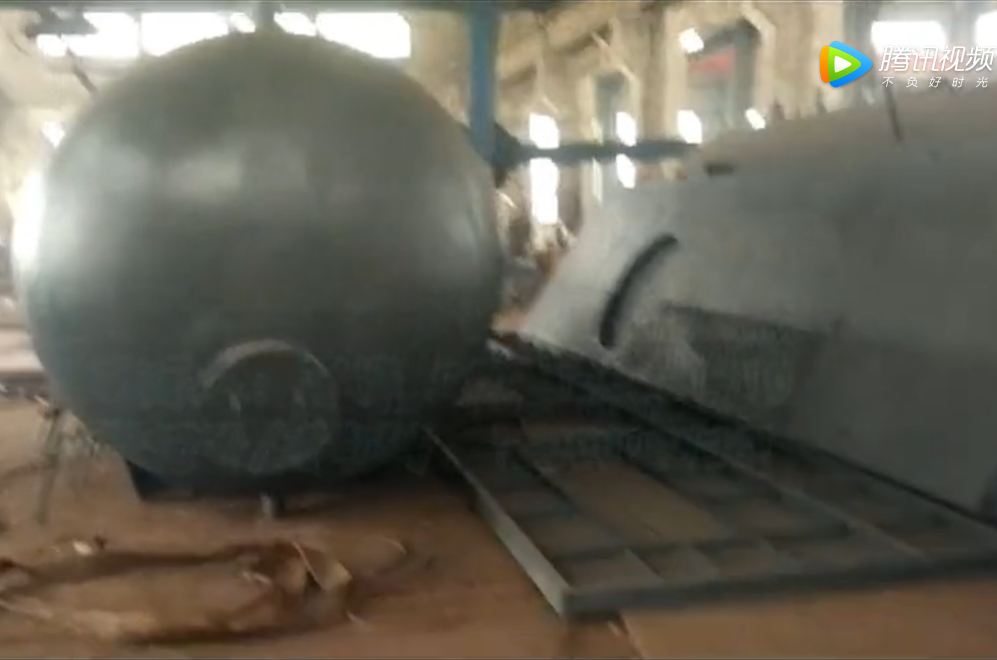热力除氧器制造现场视频